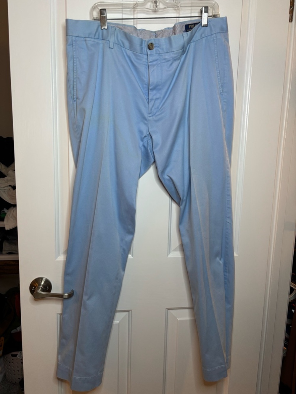 EUC Polo by Ralph Lauren Light Blue Men’s Stretch Slim Fit Pants Size 36x32